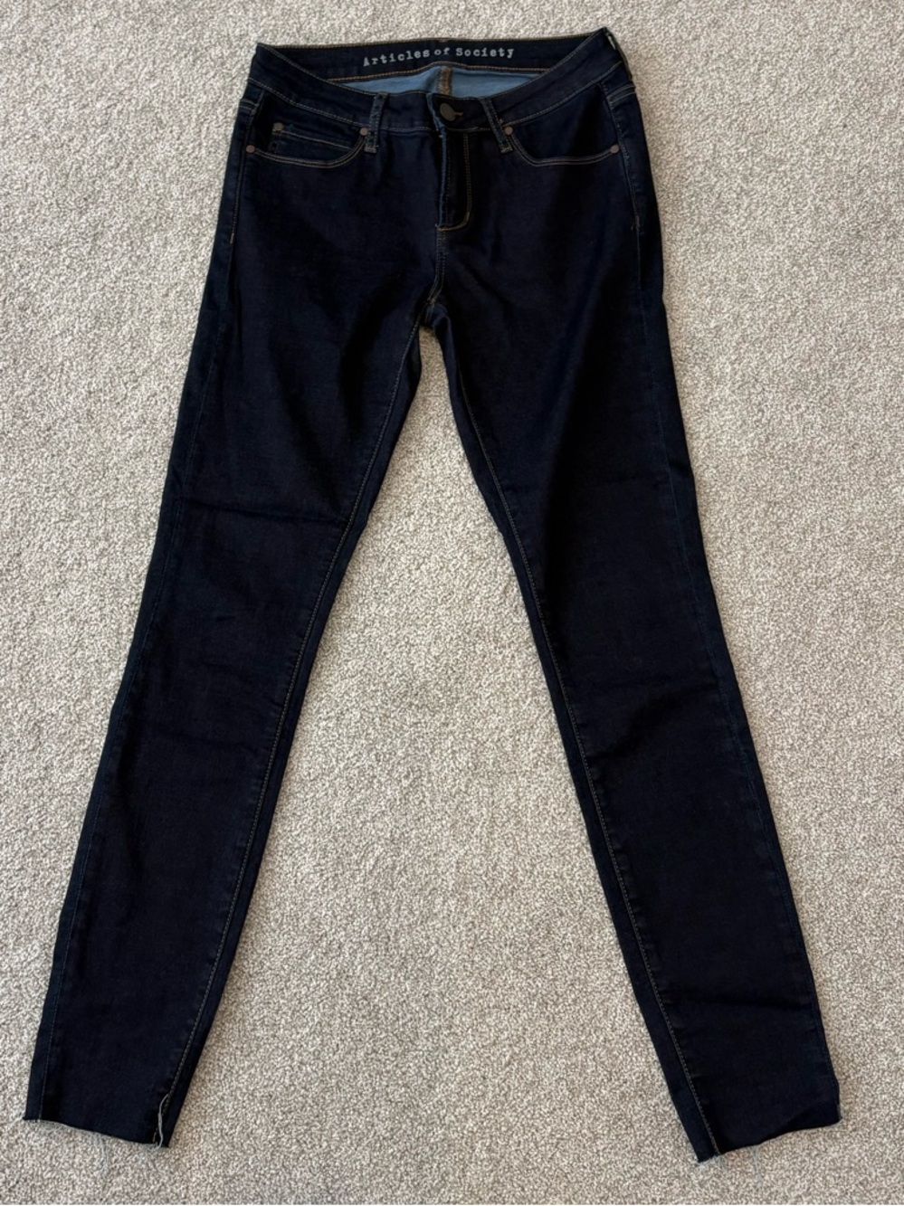 Articles Of Society Black Skinny Stretch Jeans